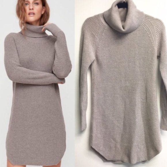 Aritzia Dresses & Skirts - BNWOT Wilfred free turtle neck dress medium